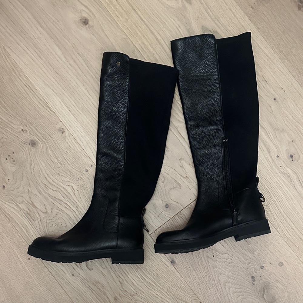 Cole Haan Black Over the Knee Boots